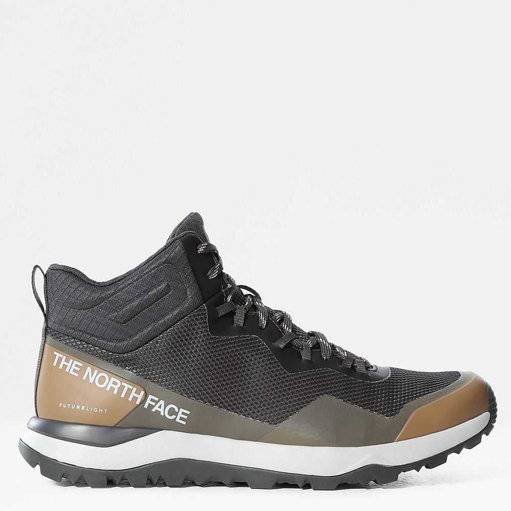 The North Face Hiking Boots Mens Australia - The North Face Activist Futurelight™ Mid Grey / Khaki H